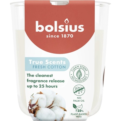 Bolsius True Scents čerstvá balvna 80 x 73 mm