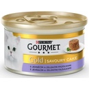 Krmivo pre mačky Gourmet GOLD Savoury Cake s jahňacím a zelenými fazuľkami 85 g
