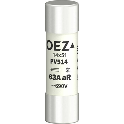OEZ LETOHRAD OEZ Pojistka válcová 63A PV514-AR 690V OEZ:08662