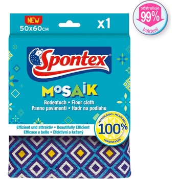 Spontex Mosaik mikroutěrka na podlahu 50 x 60 cm
