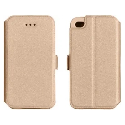 Huawei Страничен калъф тип тефтер за Huawei P8 Lite Book Pocket златен