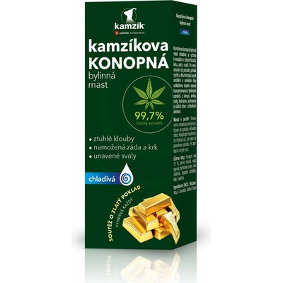 Cemio Kamzíkova konopná mast chladivá 200 ml