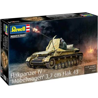 Revell Flakpanzer IV Möbelwagen3.7cm Flak 43 1:72