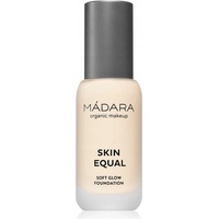 Mádara skin equal foundation rozjasňujúci make-up pre prirodzený vzhľad SPF15 10 Porcelain 30 ml