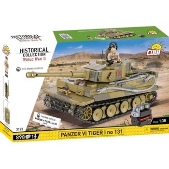 COBI II WW Tiger № 131, 1: 35, 869k, 1 f