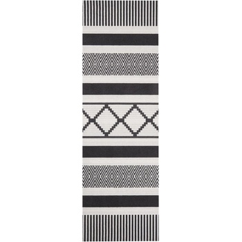 Hanse Home Черно-сива пътека Zala Living Cook & Clean Urban, 45 x 140 cm (103053-45x140)