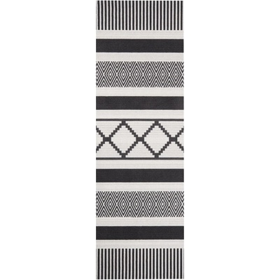 Hanse Home Черно-сива пътека Zala Living Cook & Clean Urban, 45 x 140 cm (103053-45x140)