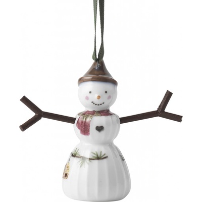 KÄHLER Vánoční ozdoba Hammershøi Christmas Snowgirl 6,5 cm bílá barva porcelán – Hledejceny.cz