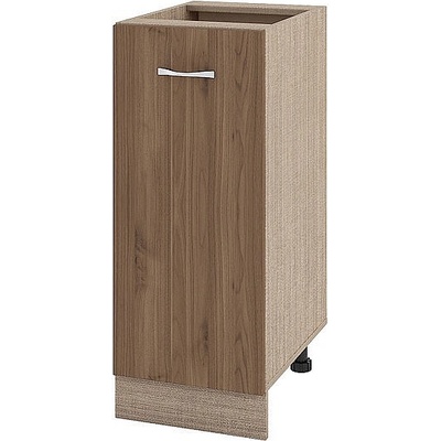 ИРИМ Долен шкаф с една врата и рафт Сити МО-40 мока / орех адмирал 35 см