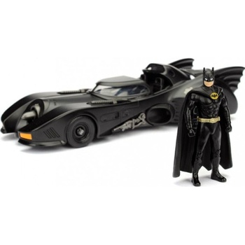 Jada Toys Batman Diecast Model 1/24 1989 Batmobile s figurkou