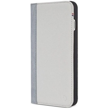Pouzdro Decoded Wallet kožené flipové Apple iPhone 6S Plus/7 Plus/8 Plus šedé