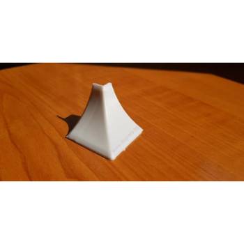 Image 1 of Външен ъгъл за водобранна лайсна бял Мрамор