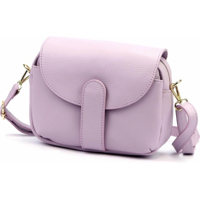 Luka dámska kožená crossbody kabelka lila 24-099