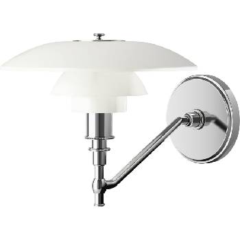 Louis Poulsen Аплик ph със скрити кабел и ключ 28, 5 см хром (5743151282)