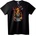 NOONEBRAND Тениска Аниме Череп Войн - 3XL, Black