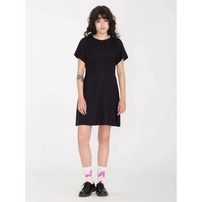 Volcom šaty Surfpunk S/S černá