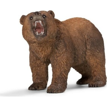Schleich 14685 divoké zvieratko medveď hnedý grizly samec