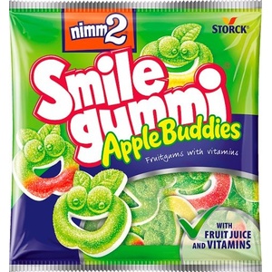 STORCK Nimm2 Smile gummi Apple Buddies 90 гр