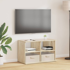 vidaXL Стойка за телевизор с чекмедже Сонома дъб 79 x 40 x 48 см (8000462)