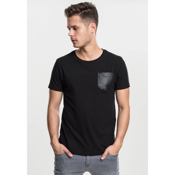 Urban Classics Мъжка тениска Urban Classics blk/blk с джобUB-TB970-00017 - Черен, размер S