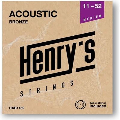 Henry`s ACOUSTIC Bronze MEDIUM 11-52