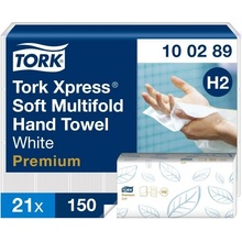 TORK Xpress Multifold jemné H2 ZZ, dvojvrstvové, 12 x 225 útržků