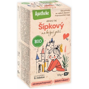 Apotheke BIO Dětský Šípkový čaj 20 x 1.8g