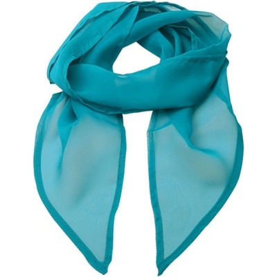 Premier Workwear šifónová šatka PR740 Teal Pantone 3155
