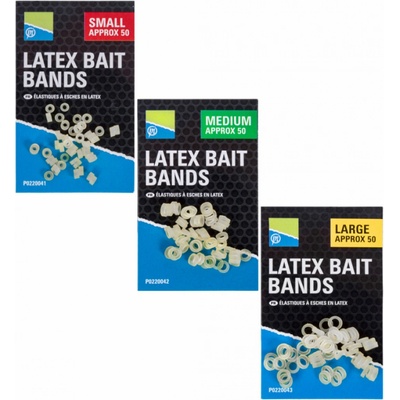 Preston Innovations Gumové kroužky Latex Bait Bands L