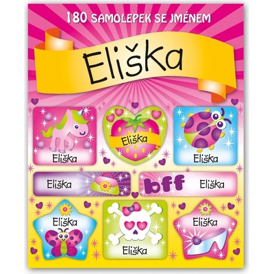 ARGUS Veselé nálepky samolepky s menom Eliška