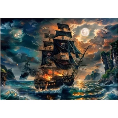 Clementoni - Puzzle Pirates of The Haunted Seas - 300 piese
