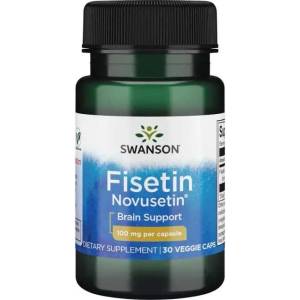 Swanson Fisetin Novusetin, 100 mg, 30 капсули, Swanson