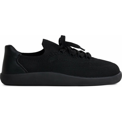 Ahinsa shoes Dámské pletené tenisky Comfort Softy černé