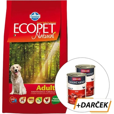 Ecopet Natural Adult Medium 12 kg