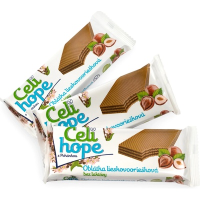 Celihope Oblátky lieskovoorieškové bez mlieka 35 g