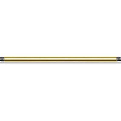 Šperky4U zlacená náhradní tyčka závit ND019GD-1208