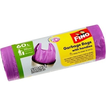 Fino Vrecia zaväzovacie Color 60l 13 µm 20 ks fialové
