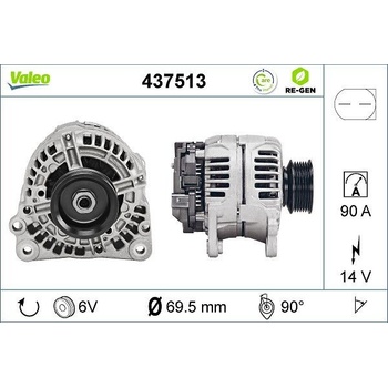 Generátor VALEO 437513