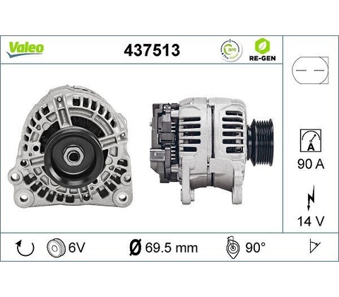 Generátor VALEO 437513