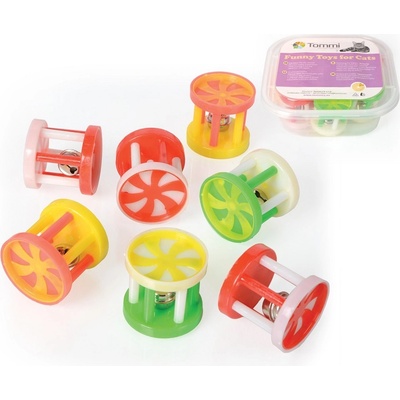 Tommi Hračka BOX Válec s rolničkou 7 ks 4 cm