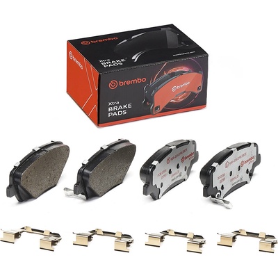 Sada brzdových platničiek, vždy 4 kusy v sade BREMBO P 30 070X (P30070X)