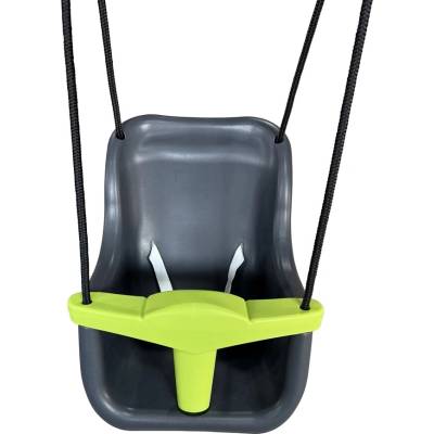 2Kids Toys Plastová detská hojdačka tmavosivá