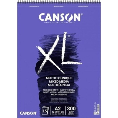 Canson Sp XL Mixed Media Textured A2 300 g Skicár