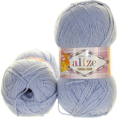 Alize Cotton Gold 481 světle modrá