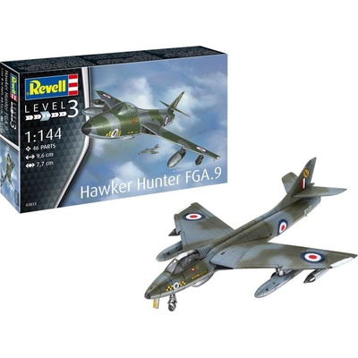 Revell Hawker Hunter FGA.9 ModelSet letadlo 63833 1:72