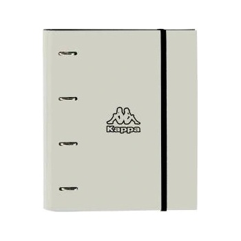 Kappa Папка с пръстени Kappa Grey Черен Сив 27 x 32 x 3.5 cm