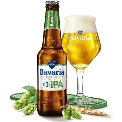Bavaria IPA Nealko 0% 0,33 l (sklo)