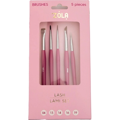Zola Lash Lami Set sada 5 štětců na lash lifting