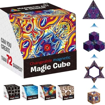Sferazabawek Magnetická kostka Magic Cube Fidget proti stresu