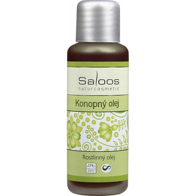 Saloos Bio konopný rostlinný olej lisovaný za studena 1000 ml